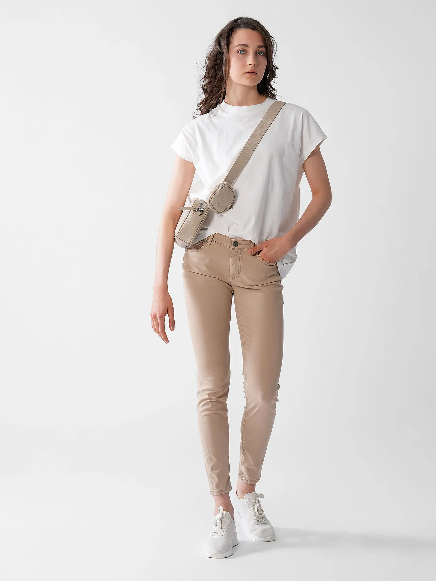 MARC O'POLO | Hose Slim Fit LULEA | beige